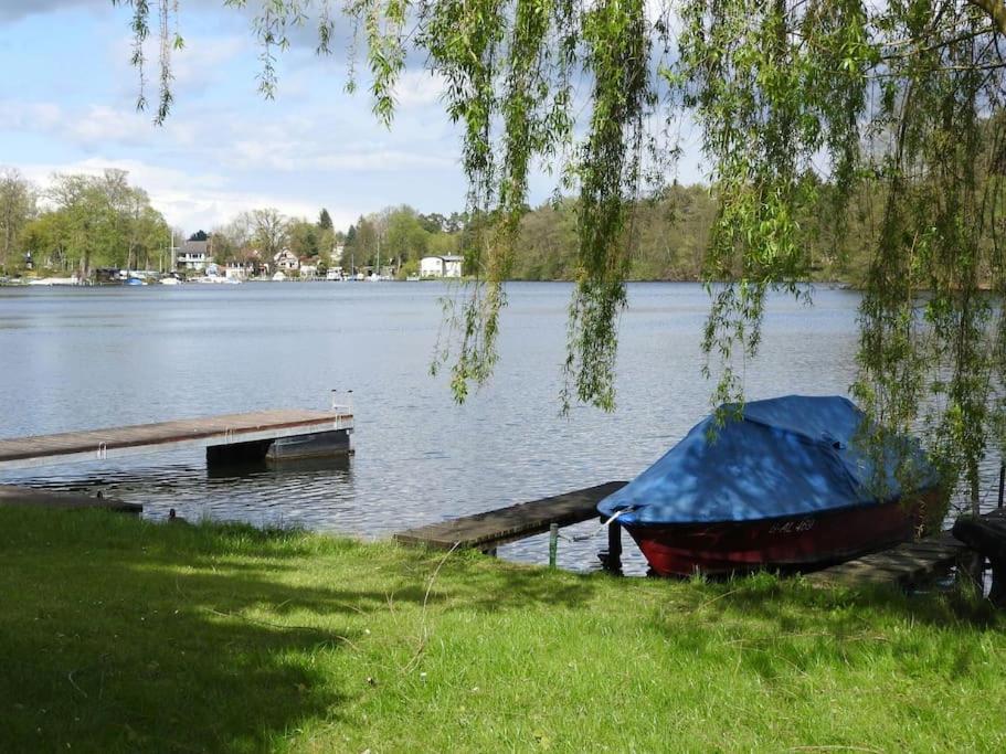 Dachwohnung Mit Wasserblick Und Eigenem Bootssteg Berlin Exterior foto